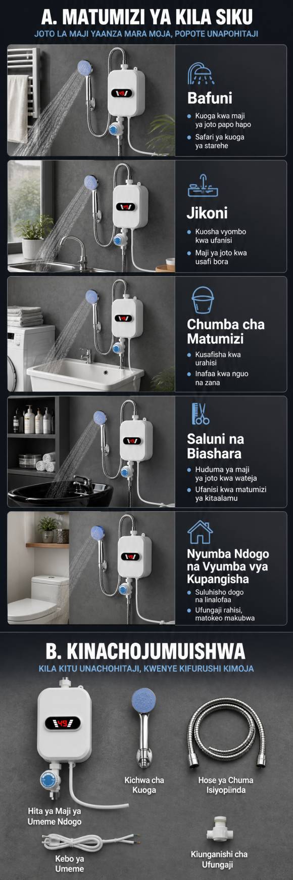Mini Instant Electric Water Heaterssss