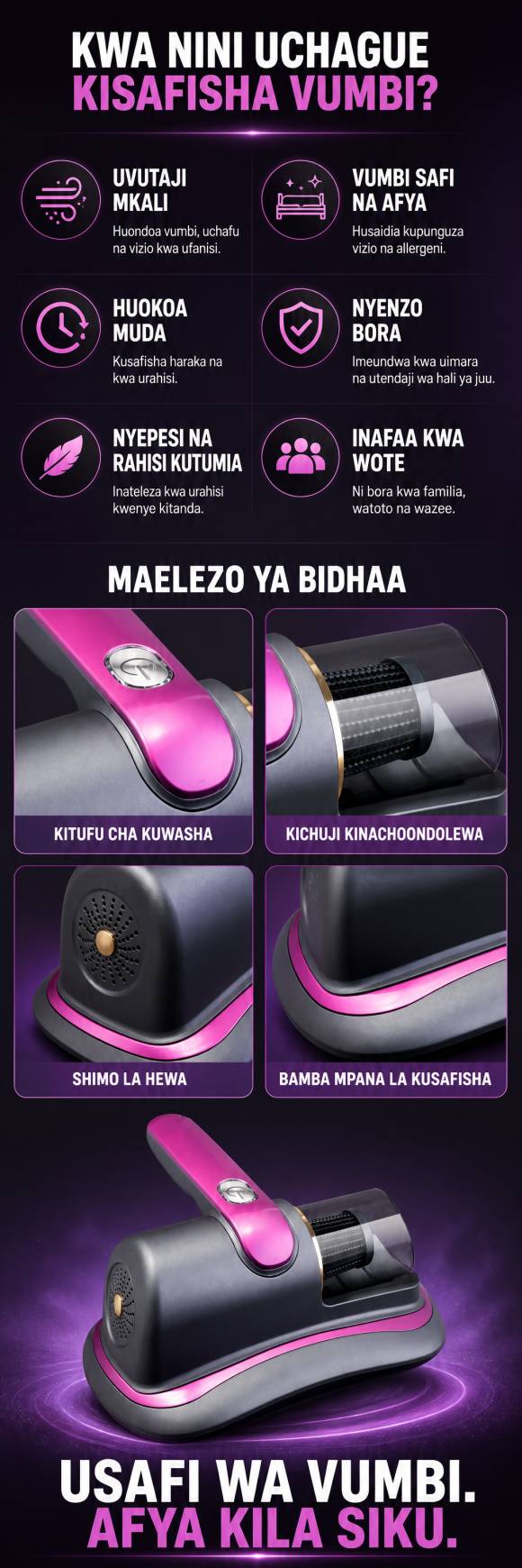 Bed Vacuum Cleaner