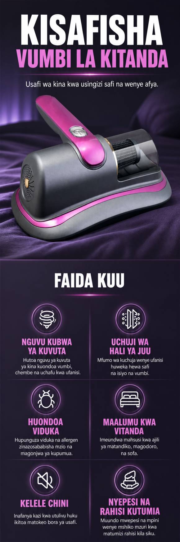 Bed Vacuum Cleaner