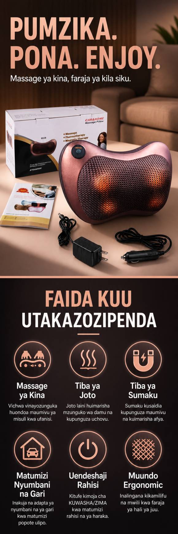 Electronic Massage Pillow
