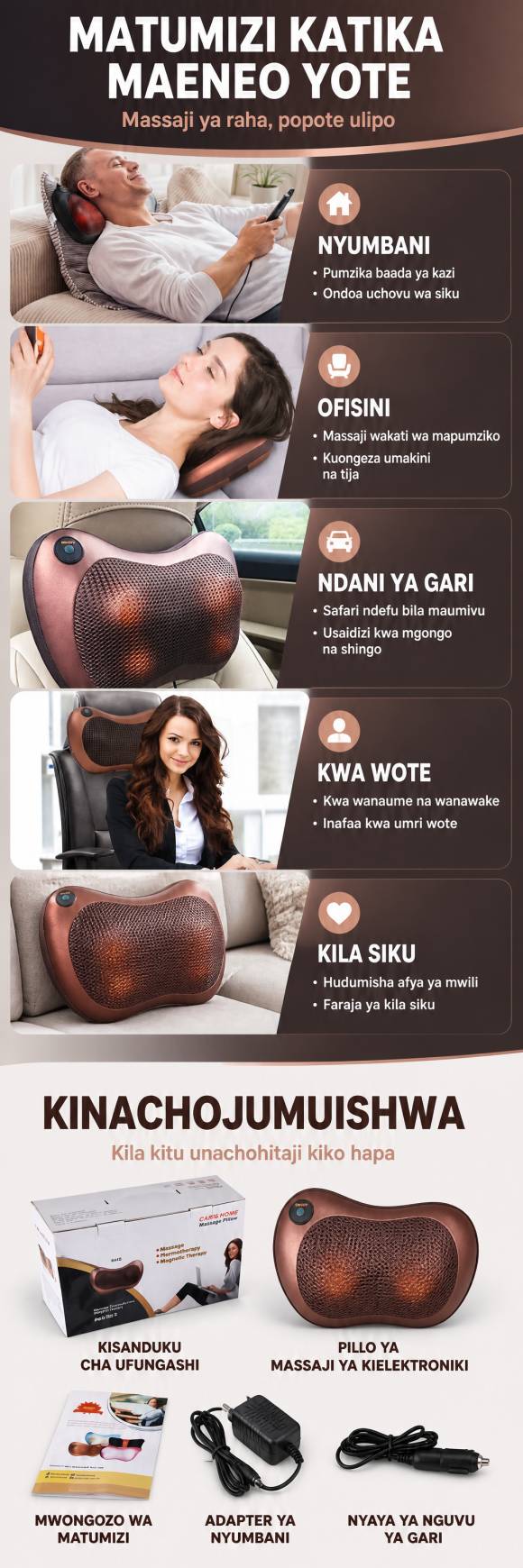 Electronic Massage Pillow