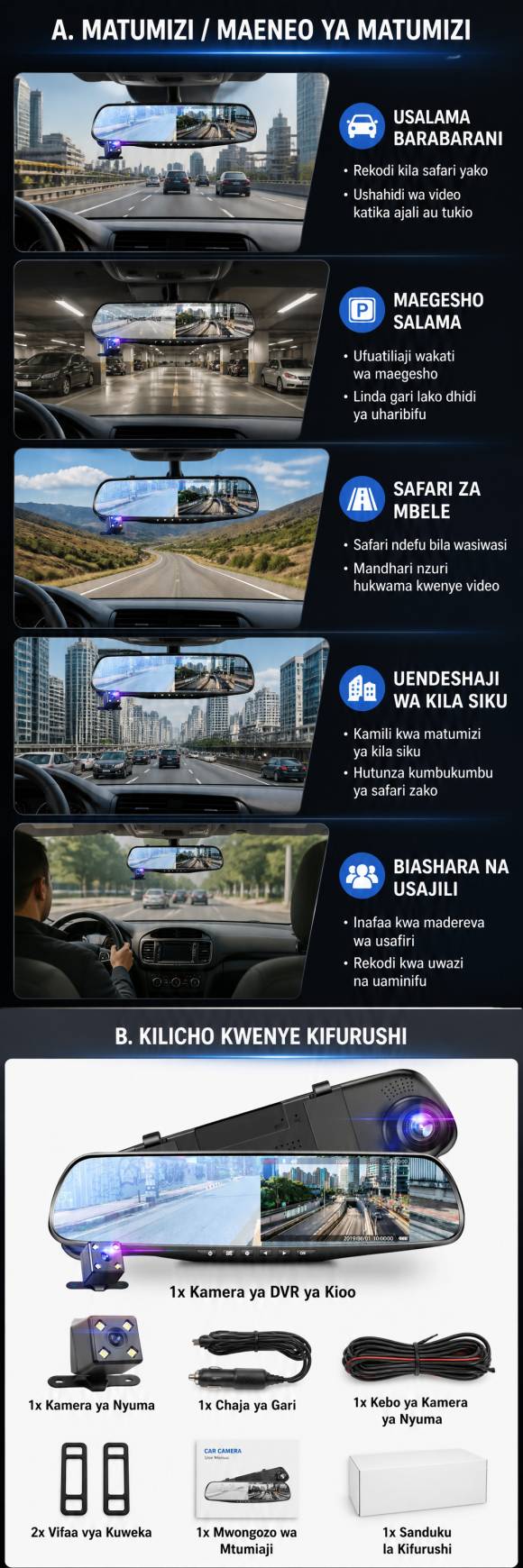 Ultra HD 1080p DVR Car Camera