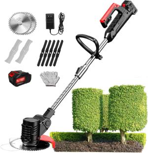 48V Cordless Weed Wacker, 3-in-1 Lawn Edger Grass Trimmer
