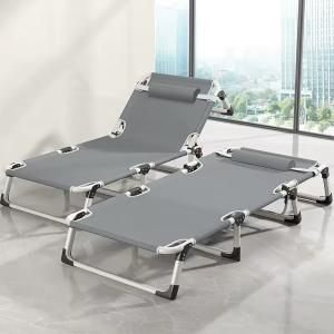 Adjustable Sleeping Chair Portable Folding Bed for Camping