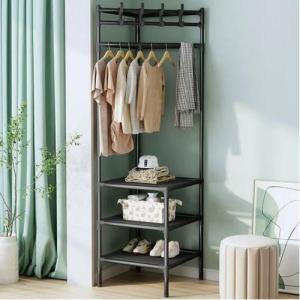 Multifonctional Corner Clothes Rack,Stylish Coat Rack,Creative Shoe Rack