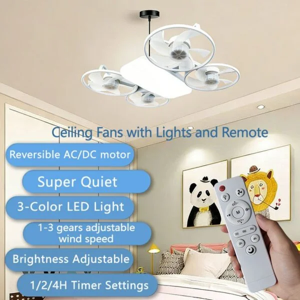 Drone Inspired LED Ceiling fan Remote