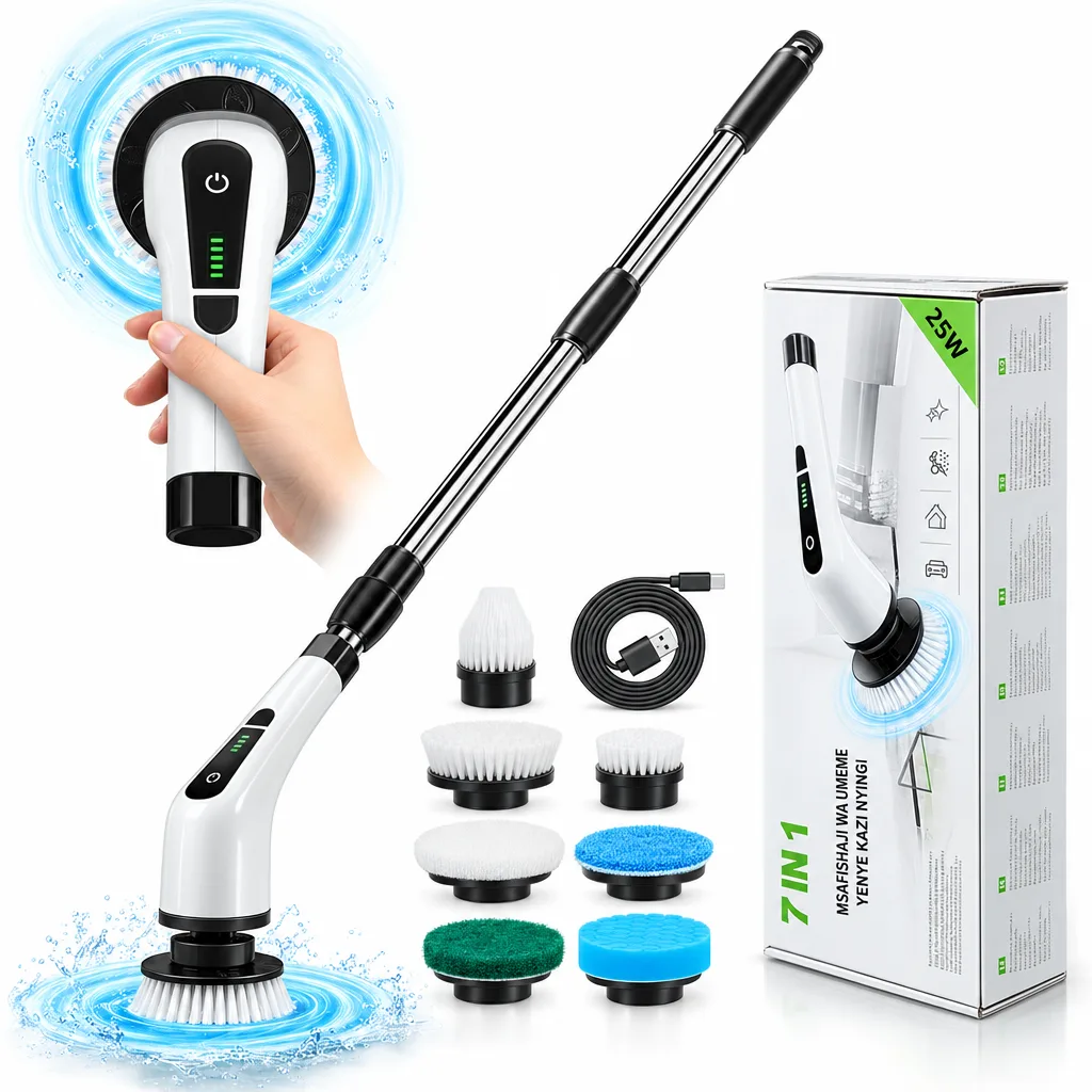 7 in 1 Multifunctional Electric Cleaning Brush
