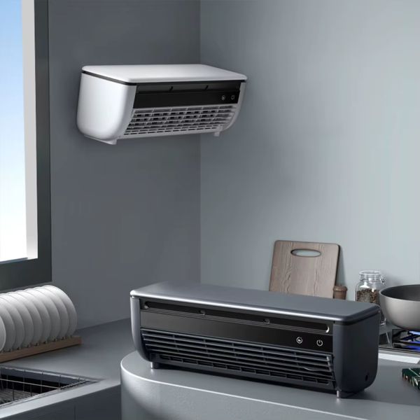 Wall-Mounted Air Cooling Fan 3 Speeds Desk Fan Rechargeable for Home Kitchen Bedroom Office