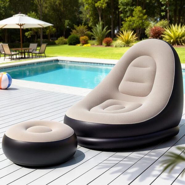 Inflatable Sofa with Footrest