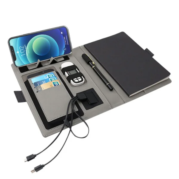 Smart Wireless Charging Business Notebook