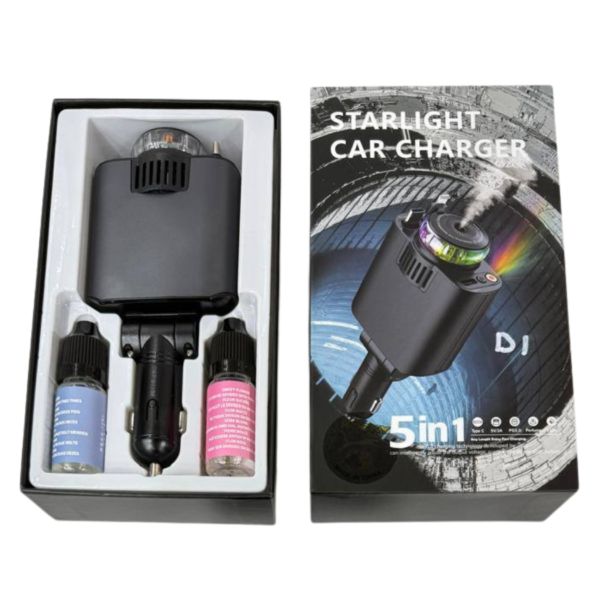 5 in 1 Starlight - Air Freshener Car Charger