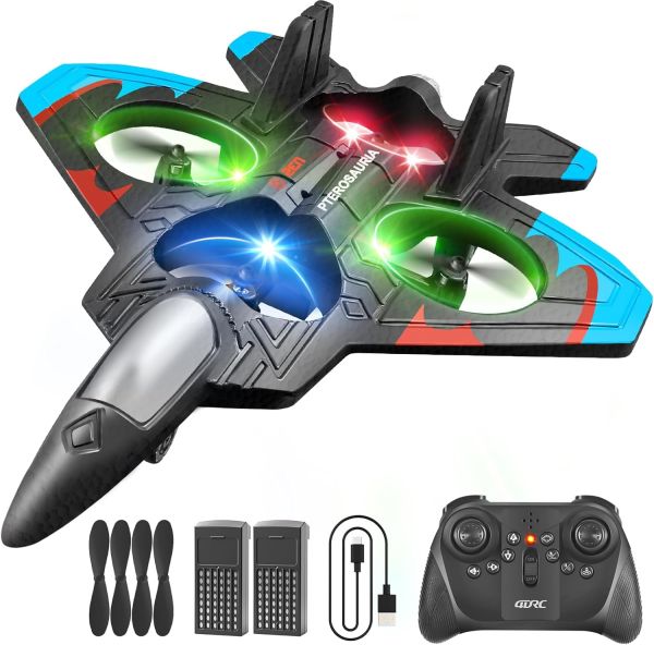 RC Plane Remote Control Airplane for Kids, Adults, Foam Fighter Jet Drone
