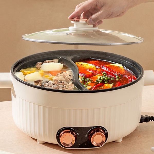 Mandarin Duck Pot Household Electric Hot Pot Multifunctional