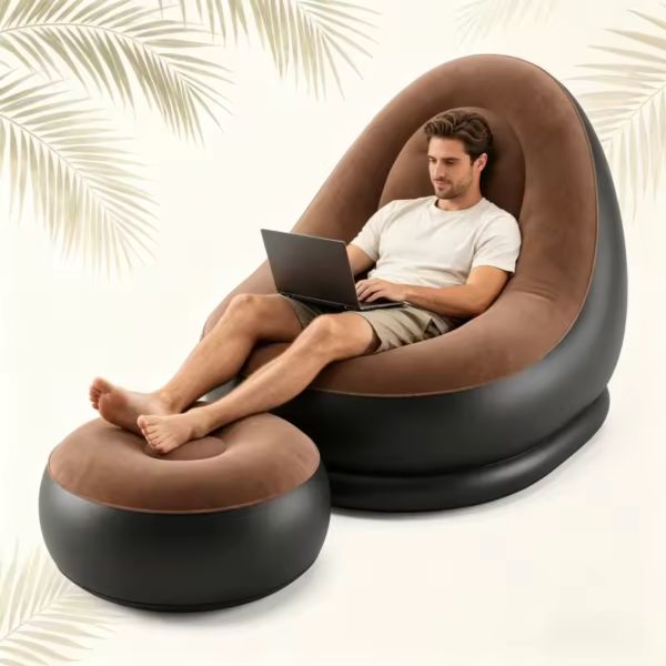 Inflatable Sofa with Footrest