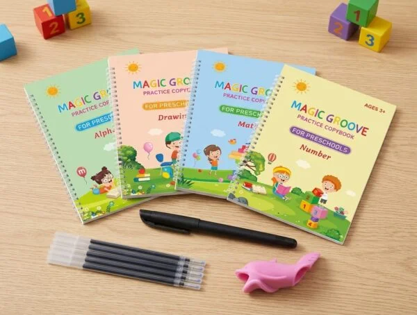 Magic Writing Copybook for Kids – Reusable Learning Set