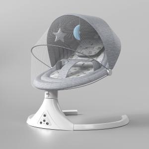 Baby Electric Rocker Soothing Swing, Multi-Function Reclining Infant Seat with Adjustable Speed & Timer