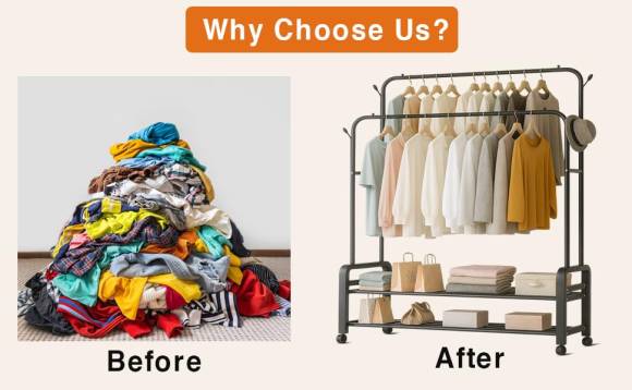 Garment rack,Clothes rack,Clothing organizer,Wardrobe rack,Clothes hanger stand,Metal garment rack